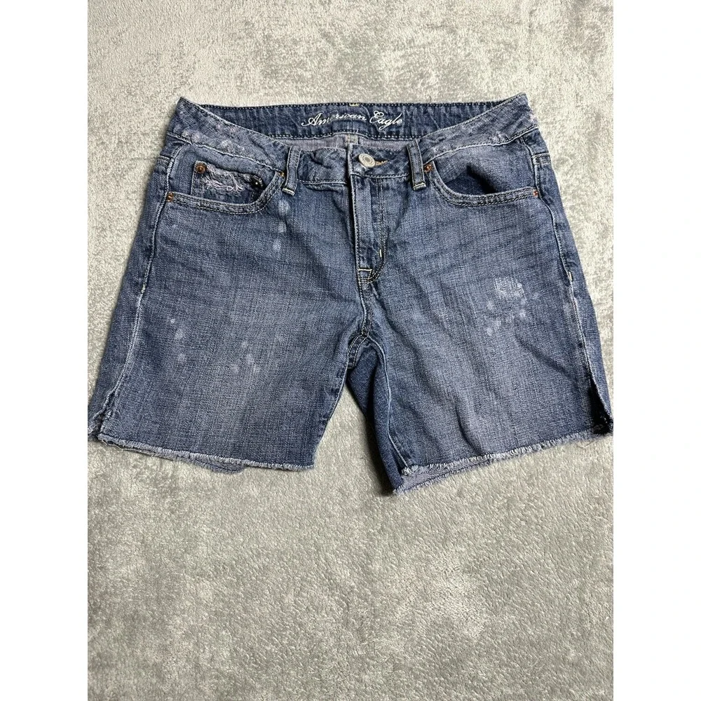 American Eagle Shorts Womens 2 Denim Jean Cut offs Summer